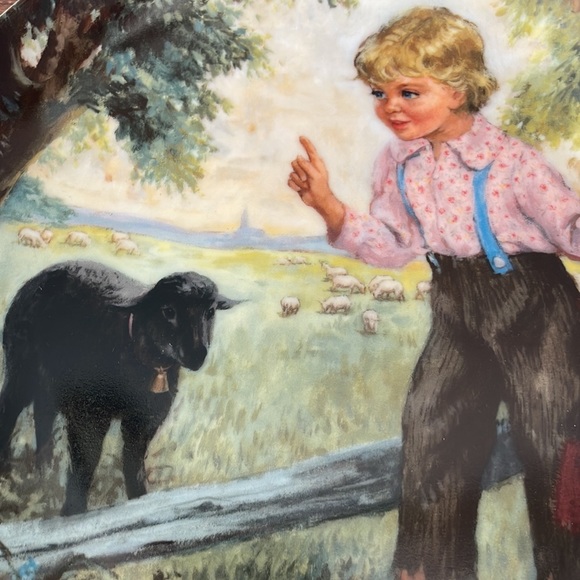 Bradford Exchange Collector Plate Baa Baa Black Sheep - Picture 4 of 6